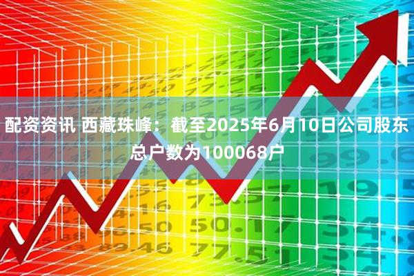 配资资讯 西藏珠峰：截至2025年6月10日公司股东总户数为100068户